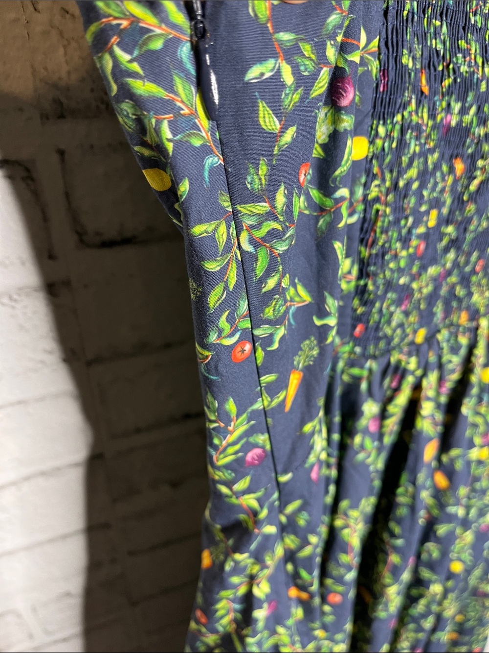 Hill House Ellie nap dress midnight garden poplin - Picture 8 of 9